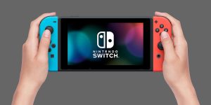 New Nintendo Switch Azul e Vermelho Neon